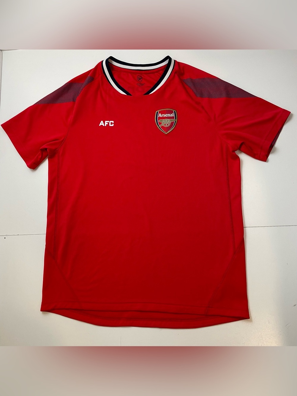 Arsenal Gunners Soccer Jersey Mens L AFC Futbol Red Football Shirt World Cup